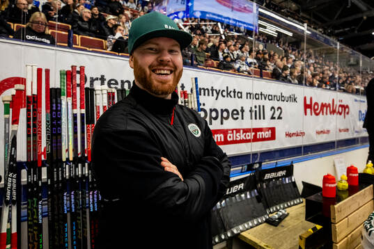 Frölundas materialförvaltare Andy Fagerström