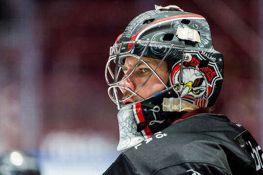 Malmö Redhawks målvakt Marek Langhamer
