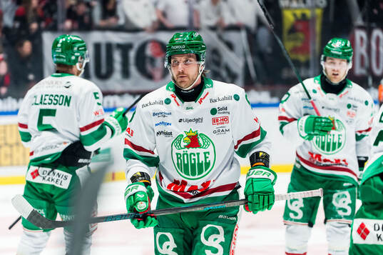 Rögles Linus Sandin deppar