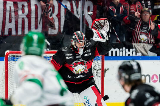 Malmö Redhawks målvakt Marek Langhamer