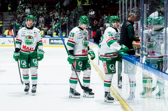 Rögles Anton Bengtsson och Isac Solberg deppar
