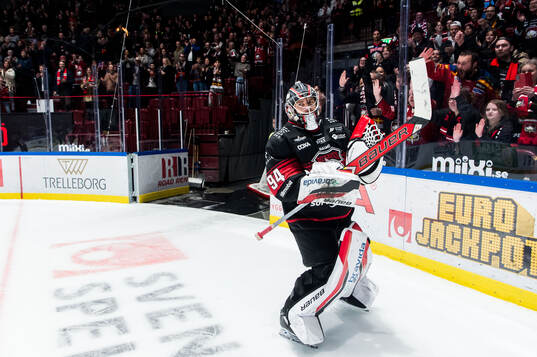 Malmö Redhawks Marek Langhamer jublar