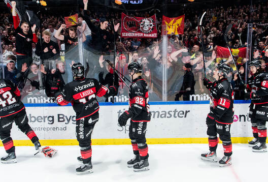 Ishockeymatchen i SHL mellan Malmö Redhawks och Rögle