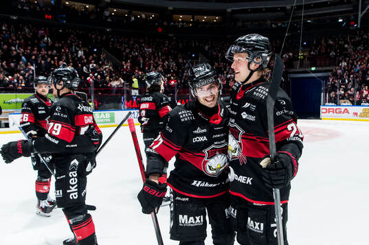 Malmö Redhawks Henrik Haapala och Thomas Berg Paulsen