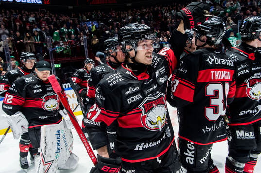 Malmö Redhawks Henrik Haapala jublar