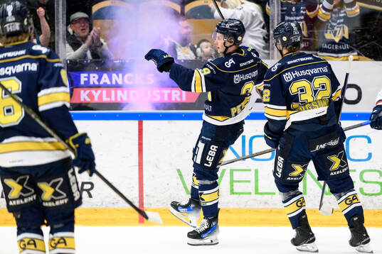 HV71s Hugo Pettersson jublar