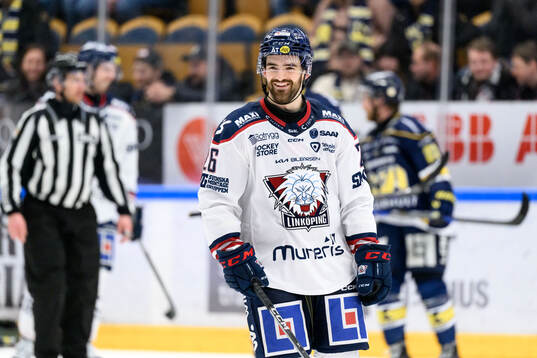 Linköpings Max Martin jublar