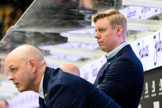 HV71s tränare Anton Blomqvist