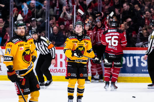 Luleås Brendan Shinnimin och Isac Hedqvist deppar vid 1-1