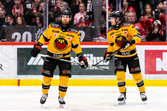 Luleås Brendan Shinnimin och Isac Hedqvist deppar vid 1-1