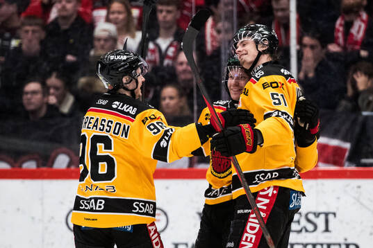 Luleås Pontus Andreasson, Einar Emanuelsson och Markus