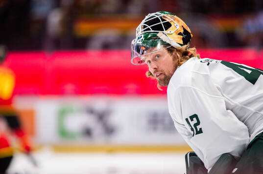 Färjestads målvakt Anders Lindbäck