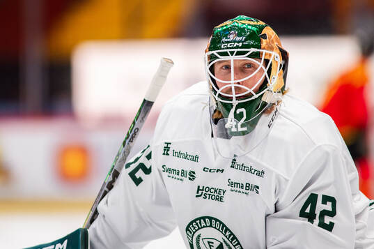 Färjestads målvakt Anders Lindbäck