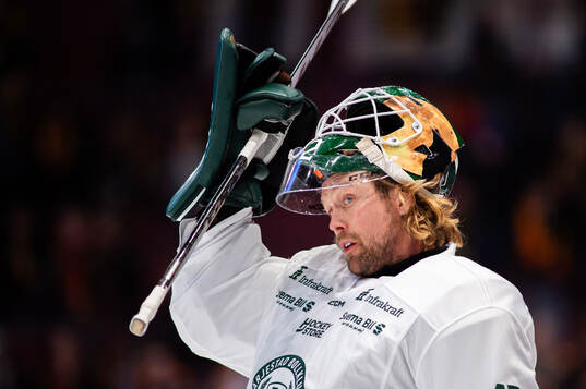 Färjestads målvakt Anders Lindbäck