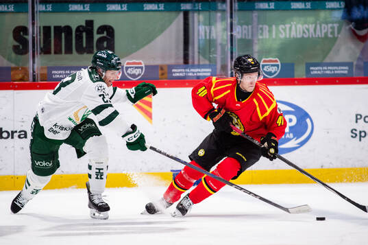 Färjestads Oliver Eklind och Brynäs Anton Ohlsson