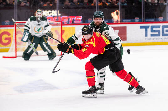 Brynäs Anton Ohlsson och Färjestads Axel Bergkvist