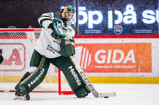 Färjestads målvakt Anders Lindbäck