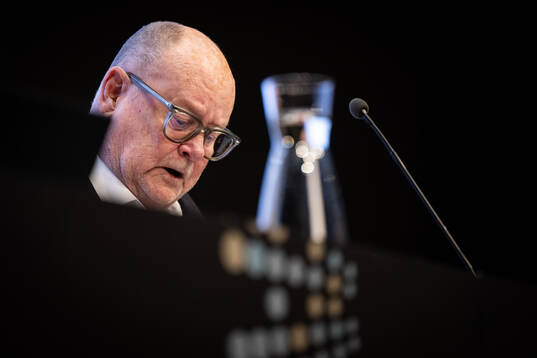 Mötesordförande Pelle Höög