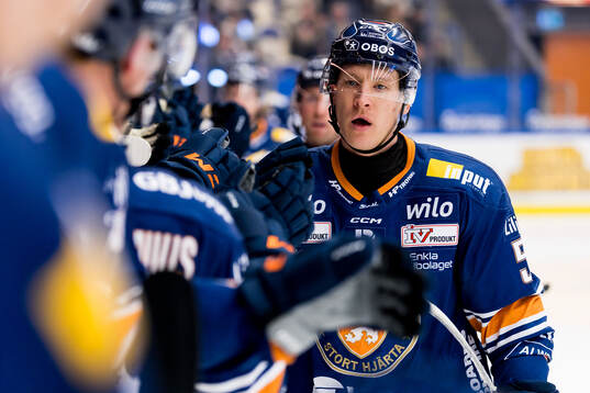 Växjös Emil Sylvegård jublar