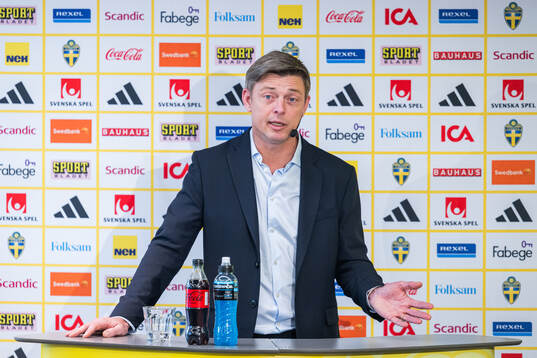 Jon Dahl Tomasson, Head coach of the Swedish men's national