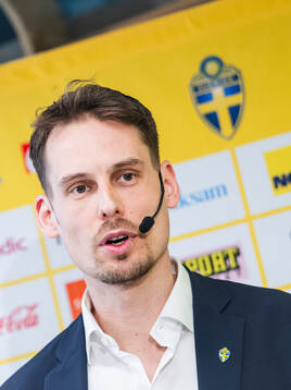 Daniel Bäckström, head coach of the Swedish under-21