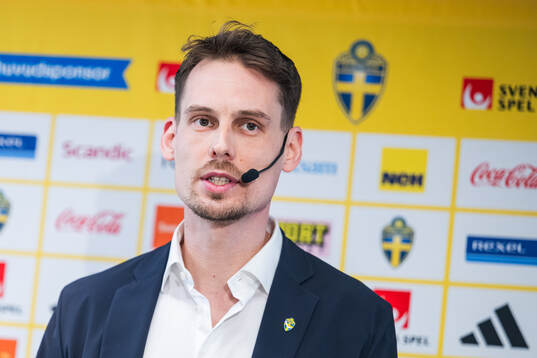 Daniel Bäckström, head coach of the Swedish under-21
