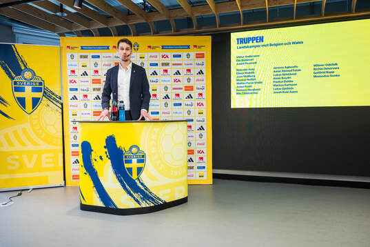 Daniel Bäckström, head coach of the Swedish under-21