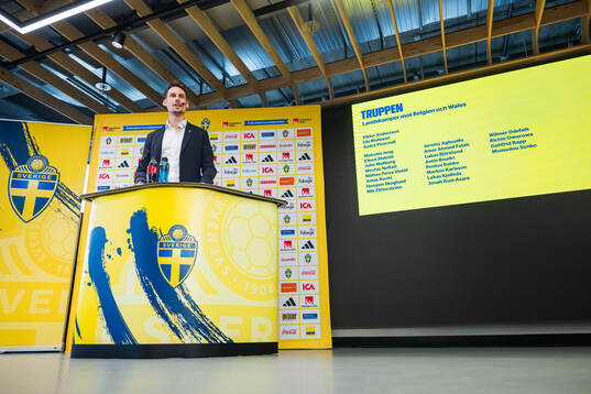 Daniel Bäckström, head coach of the Swedish under-21
