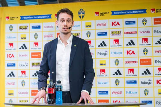 Daniel Bäckström, head coach of the Swedish under-21