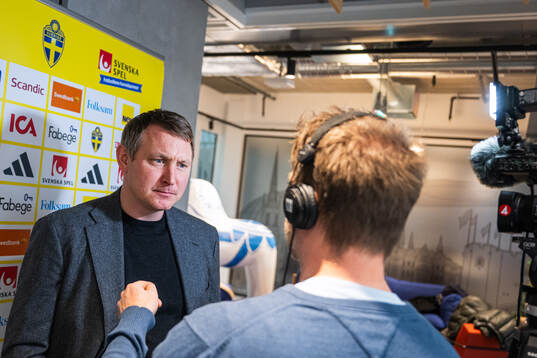 Kim Källström, head of football at the Swedish football