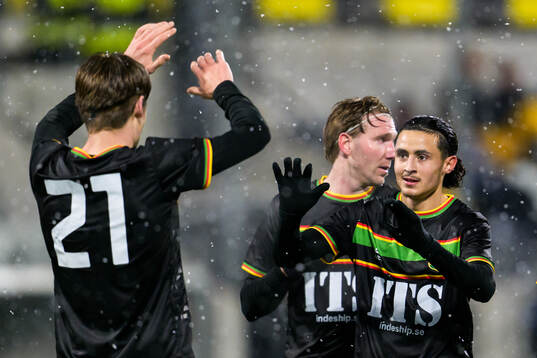 GAISs Axel Henriksson, August Wängberg, Filip Gustafsson