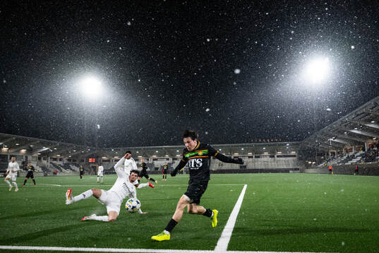 Bläddra bland fler bilder av Fotboll, Träningsmatch, Utsikten - GAIS