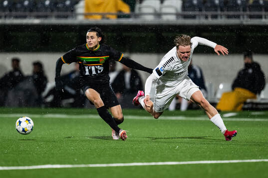 GAIS Amin Boudri och Utsiktens Sebastian Lagerlund