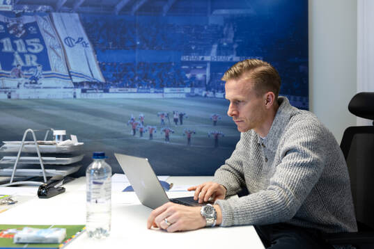 IFK Göteborgs assisterande sportchef Oscar Wendt