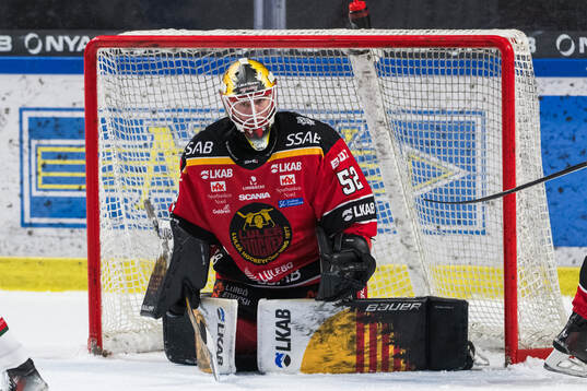 Luleås målvakt Sara Grahn deppar
