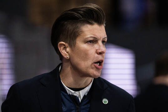 Frölundas tränare Erika Holst
