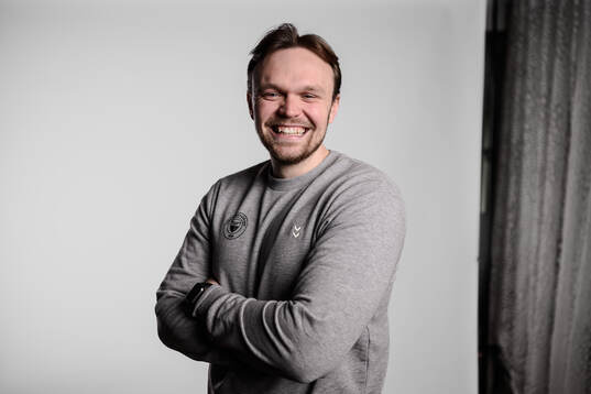 Kristianstads tränare Daniel Angegård för porträtt