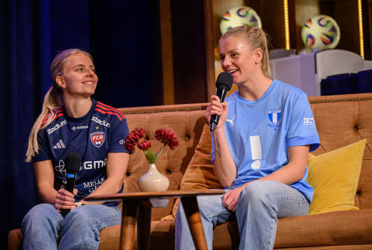 Rosengårds Emilie Woldvik och Malmö FFs Nellie Lilja