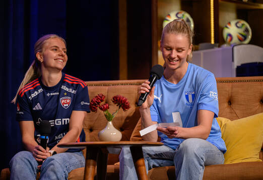 Rosengårds Emilie Woldvik och Malmö FFs Nellie Lilja