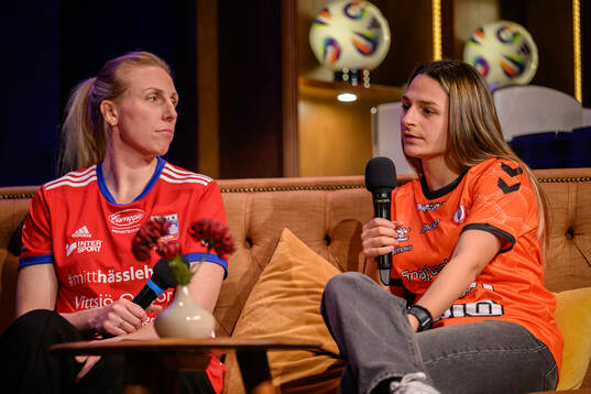 Vittsjös Sandra Lynn och Kristianstads Emma Petrovic