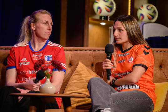 Vittsjös Sandra Lynn och Kristianstads Emma Petrovic