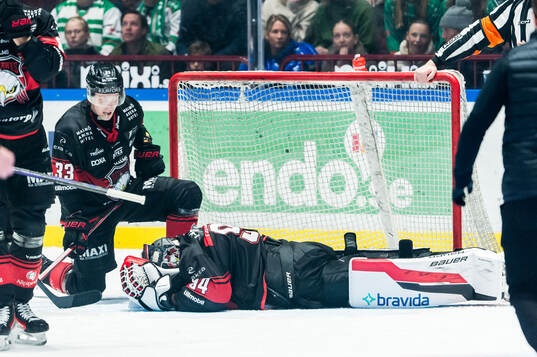 Malmö Redhawks målvakt Marek Langhamer