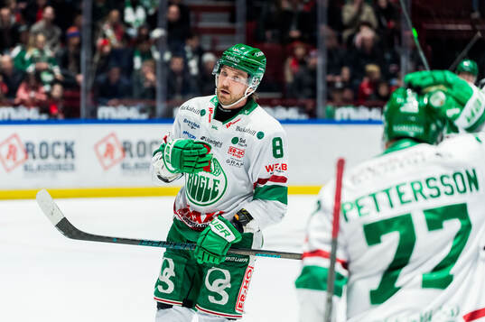 Rögles Linus Sandin deppar