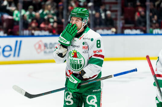 Rögles Linus Sandin deppar