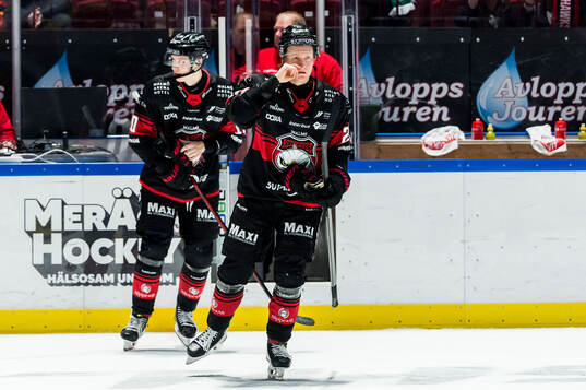 Malmö Redhawks William von Barnekow och Thomas Berg Paulsen