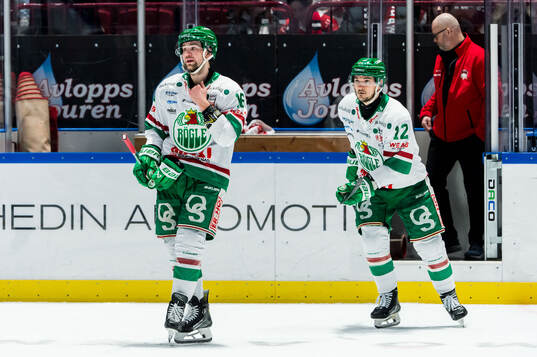 Rögles Lukas Ekeståhl-Jonsson och Brady Ferguson