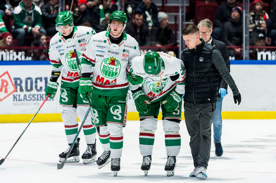 Rögles Anton Bengtsson har ont