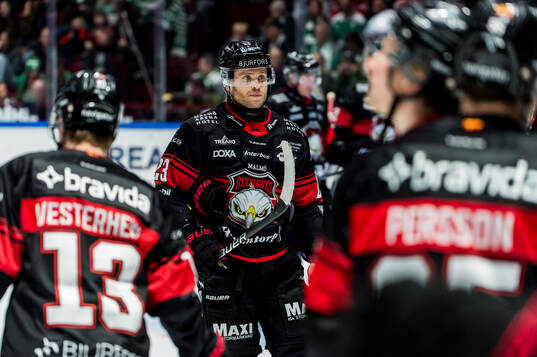 Malmö Redhawks Christoffer Forsberg deppar