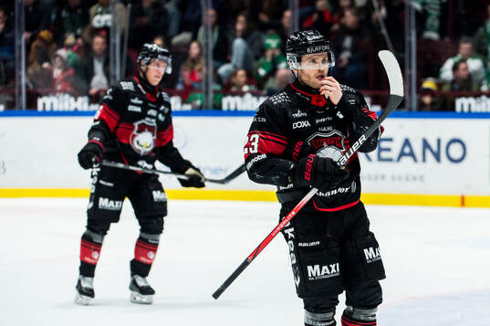 Malmö Redhawks Christoffer Forsberg deppar