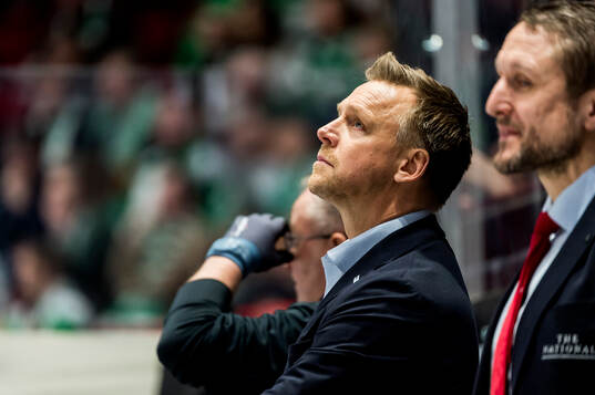Malmö Redhawks assisterande tränare Oscar Alsenfelt